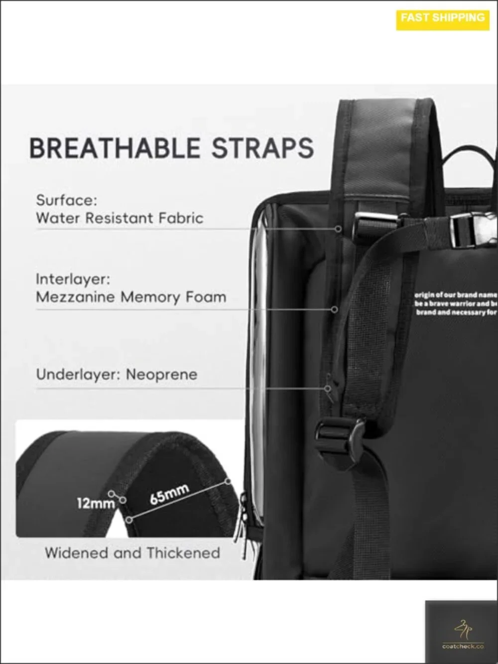 Heavy Duty Clear Backpack for Men Adults with Reinforced Straps, Laptop Bag